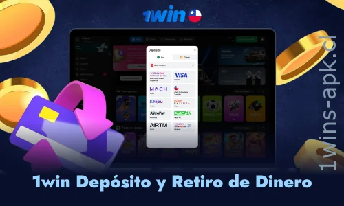 Los jugadores chilenos pueden recargar y retirar fondos en 1win mediante métodos locales e internacionales