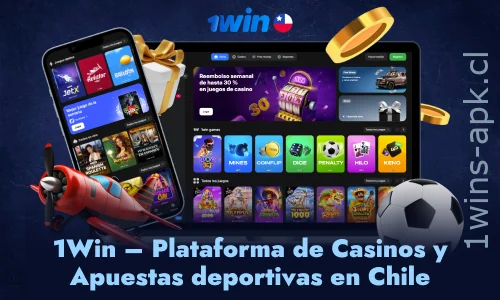 1win es la principal plataforma en línea de casino y apuestas deportivas en Chile, que ofrece tragamonedas, juegos con crupieres en vivo y una gran variedad de deportes